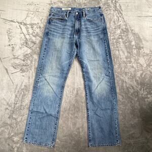 Gap 1969 Loose Straight Jeans Men's 33x36 Light Blue Denim